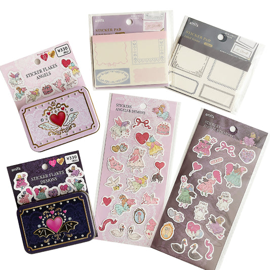 【シールセット】数量限定・新作セレクション　てんしとあくま・フレーム