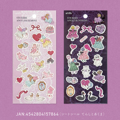 【シールセット】数量限定・新作セレクション　てんしとあくま・フレーム